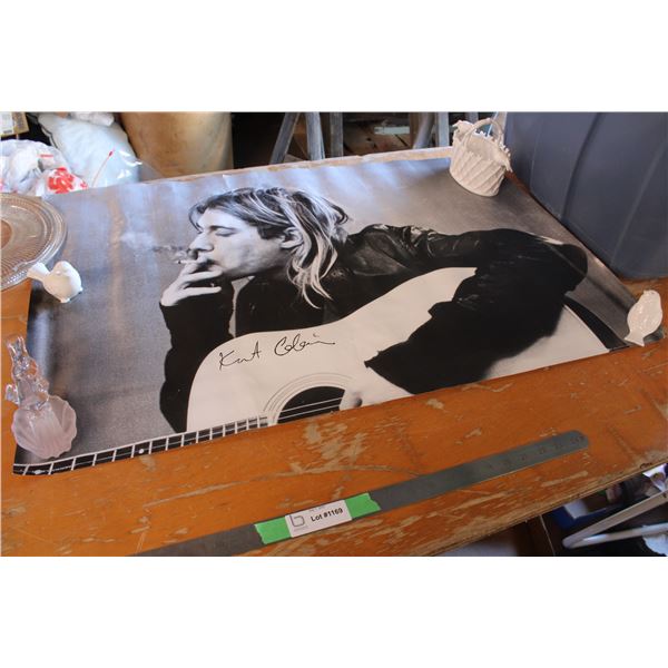 Poster with Glass Birds