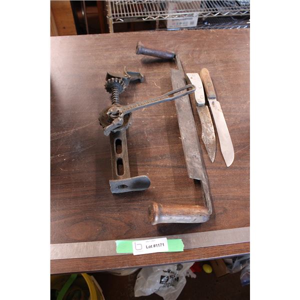 Draw Knife Old Jack and 2 Knives