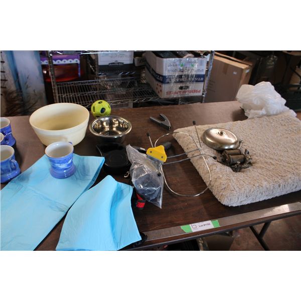 Misc Items Glassware Bell and Misc