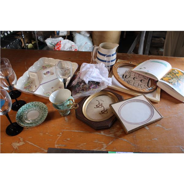 Picture Frames Glassware Misc Items