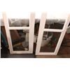 Image 5 : Windows in Wooden Frames (2) 16 3/4" x 45" Long (securtek)
