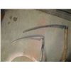 Image 2 : Two Vintage Scythes - Metal and Wood Handles