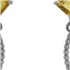 Image 1 : Genuine 3.5 ctw Citrine Earrings 14KT White Gold - REF-33T8A