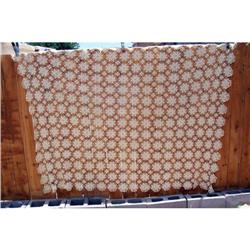 Antique Crochet Bedspread/Tablecloth #1848743