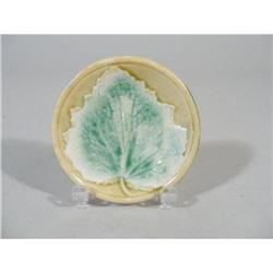 Etruscan Majolica Leaf on Yellow Ground #1848770