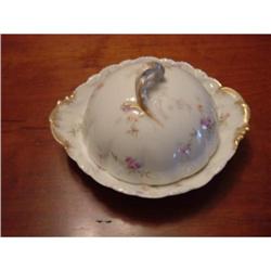 Victorian Haviland Limoges Covered Butter Dish #1848772