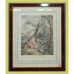 French Art Print Rococo Woman Swing #1848986