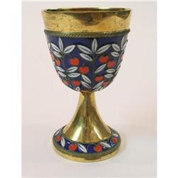 Russian silver, enamel cup. #1849330