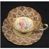Image 1 : COTTAGE CHIC - GOLD GILT -  CUP and SAUCER #1860620