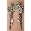 Image 1 : 40's LONG RINESTONE EARRINGS #1860636