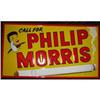 Image 1 : Philip Morris Embossed Tin Sign #1860866