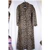 Image 1 : Vintage Designer Animal Print Linen Coat #1876585