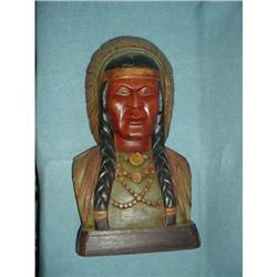 Carved Indian  bust #1876862