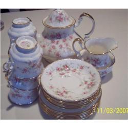 Paragon Victoriana Rose Complete Tea Set #1876874