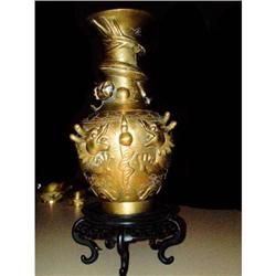 ESTATE ceremonial DRAGON & SERPENT URN #1877150