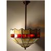 Art glass chandelier. #1877285
