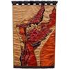Image 1 : WINGS OF LOVE * CSATA ART LEATHER SILK TAPESTRY#1887186