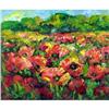 Image 1 : "Field of poppies" Russian Impressionism oil #1887318