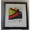 Image 1 : Joan Miro Cover Art Lithograph COA Framed #1887400