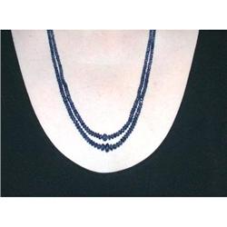 165 TCW Ceylon Sapphire Faceted RAJ Necklace #1887418