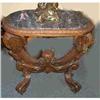 Image 1 : Carved Eagle Marble Top Table #1887518