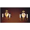 Image 1 : Two arm brass sconces #1887867