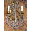 Image 1 : Small 4  lights French Bronze chandelier (b) #1888036