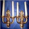 Image 1 : Itallian Wood carved sconces  gilt  PAIR #1888077