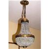 Image 1 : Fine  Small bronze crystal French chandelier  #1888096