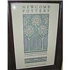 Image 1 : Newcomb Pottery Art Poster Framed #1900478
