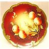 Image 1 : old Pickard Limoges Apple Gold Collector Plate #1900488