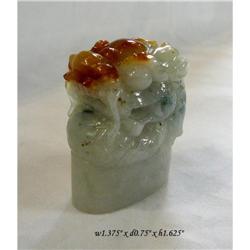 Chinese Three Color Dragon Head Seal Stamp  #1901084