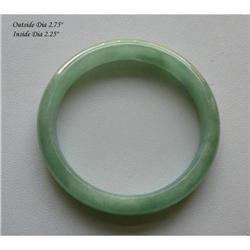 Chinese White & Green Jadeite Bracelet #1901093