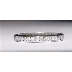 14kt Gold & Diamond Eternity Wedding Band Ring #1901096