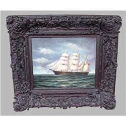 Decorative Marine Ship Oil Painting American #1901103