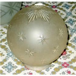 4 Antique  Baccarat crystal round shades    #1901105