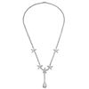 Image 1 : Natural 3.06 CTW Diamond Necklace 14K White Gold - REF-294M3F