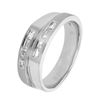 Image 1 : Natural 0.43 CTW Baguette Ring 14K White Gold - REF-120K6R