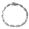 Image 1 : Natural 1.85 CTW Diamond & Princess Diamond Bracelet 14K White Gold - REF-158K4R