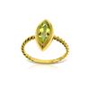 Image 1 : Genuine 2 ctw Peridot Ring 14KT Yellow Gold - REF-39N3R