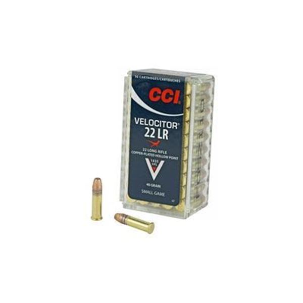 CCI 22LR VELOCITOR 40GR HP - 100 RDS