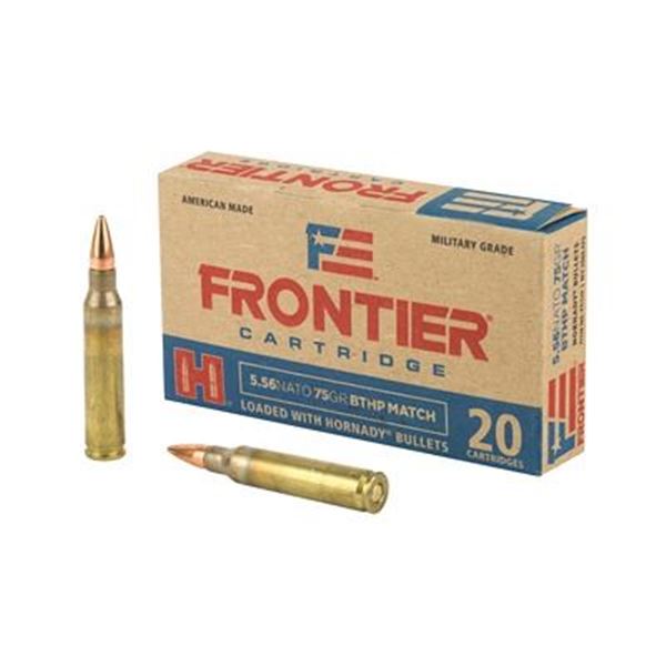 FRONTIER 556NATO 75GR BTHP MTCH - 100 Rds