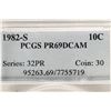 Image 3 : 1982-S ROOSEVELT DIME PCGS PR69 DCAM