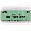 Image 3 : 1993 CANADA ONE CENT ICG PR69 DCAM