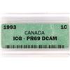 Image 3 : 1993 CANADA ONE CENT ICG PR69 DCAM