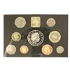 Image 1 : 1999 UNITED KINGDOM 9 COIN PROOF SET WITHOUT BOX