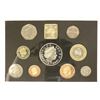 Image 1 : 1999 UNITED KINGDOM 9 COIN PROOF SET WITHOUT BOX