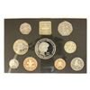 Image 2 : 1999 UNITED KINGDOM 9 COIN PROOF SET WITHOUT BOX