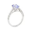 Image 4 : 2.34 ctw Sapphire and Diamond Ring - 18KT White Gold