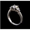 Image 4 : 0.90 ctw Diamond Ring - 14KT White Gold